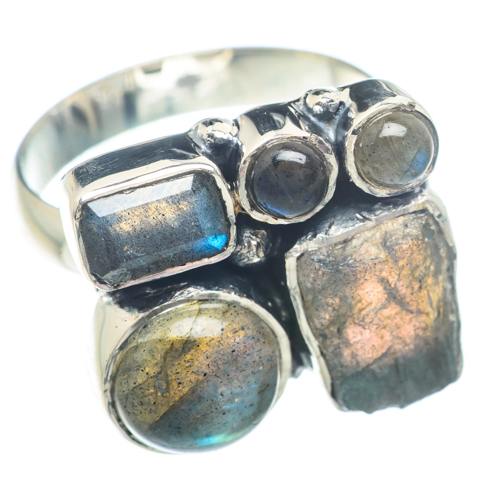 Labradorite Rings handcrafted by Ana Silver Co - RING73668