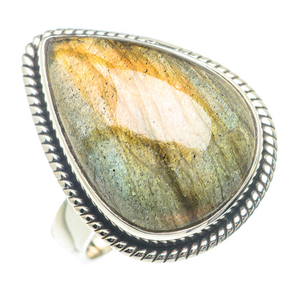 Labradorite Rings handcrafted by Ana Silver Co - RING73678