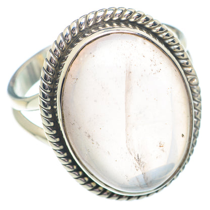 Rose Quartz Rings handcrafted by Ana Silver Co - RING73682