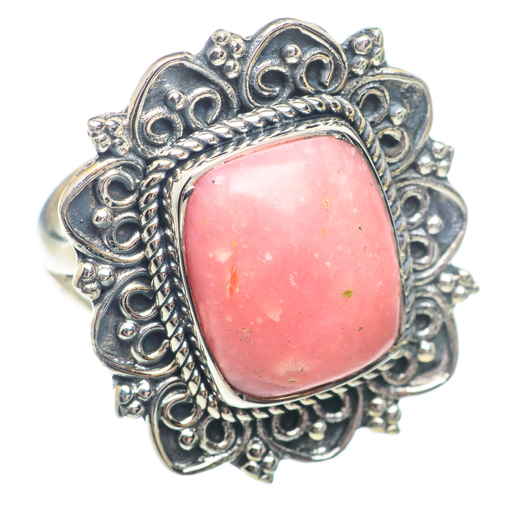 Pink Opal Rings handcrafted by Ana Silver Co - RING73683
