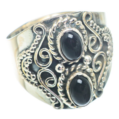 Black Onyx Rings handcrafted by Ana Silver Co - RING73693