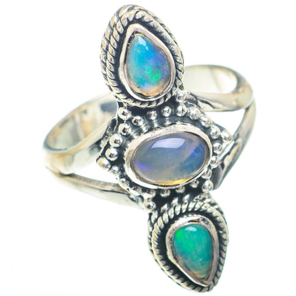 Ethiopian Opal Rings handcrafted by Ana Silver Co - RING73703