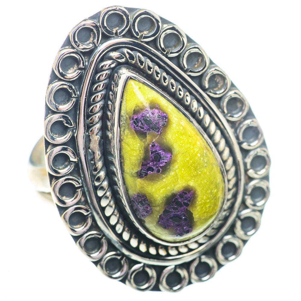 Atlantisite Rings handcrafted by Ana Silver Co - RING73704 - Photo 2