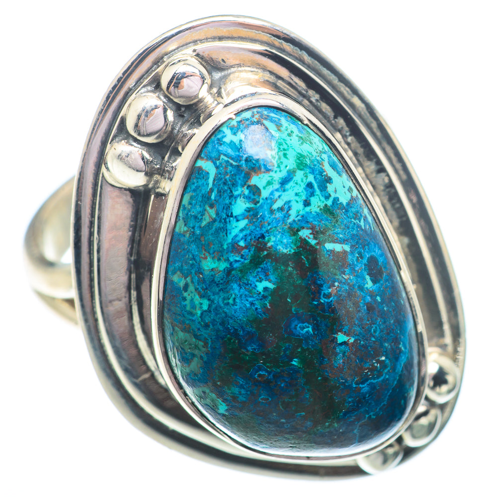 Chrysocolla Rings handcrafted by Ana Silver Co - RING73707