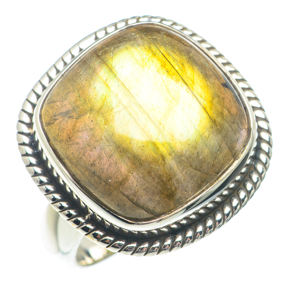 Labradorite Rings handcrafted by Ana Silver Co - RING73724