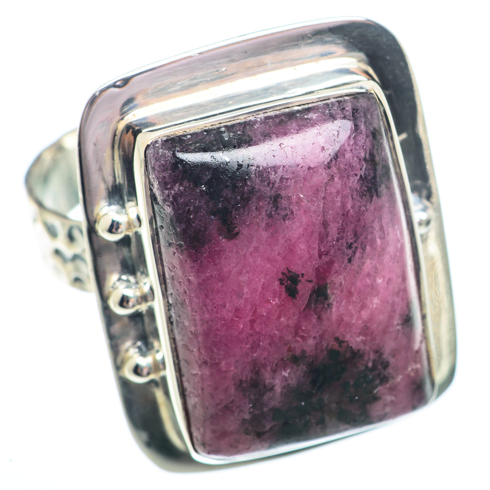 Rhodonite Rings handcrafted by Ana Silver Co - RING73730