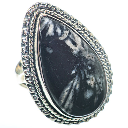 Chrysanthemum Stone Rings handcrafted by Ana Silver Co - RING73735