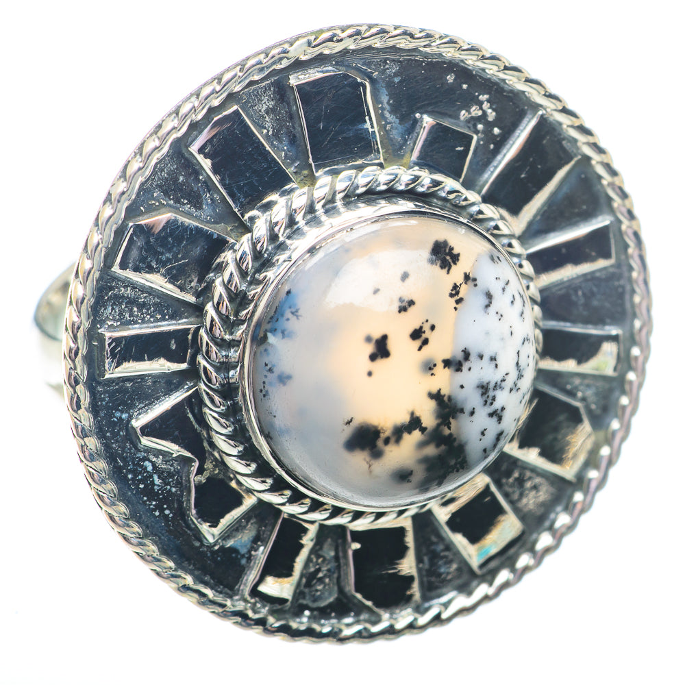 Dendritic Opal Rings handcrafted by Ana Silver Co - RING73738