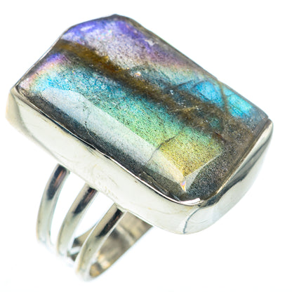 Labradorite Rings handcrafted by Ana Silver Co - RING73742