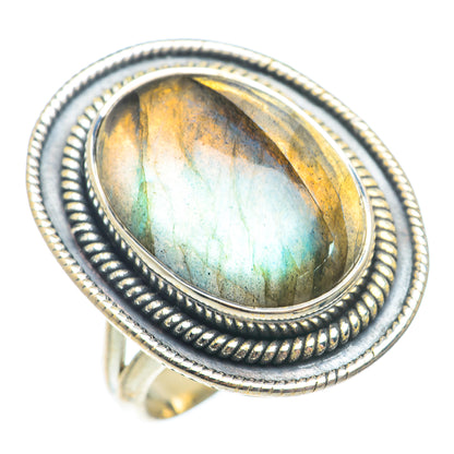 Labradorite Rings handcrafted by Ana Silver Co - RING73750