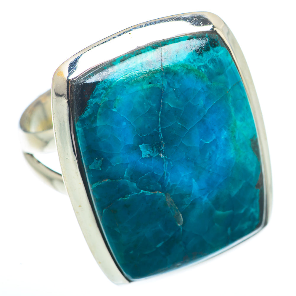 Chrysocolla Rings handcrafted by Ana Silver Co - RING73756