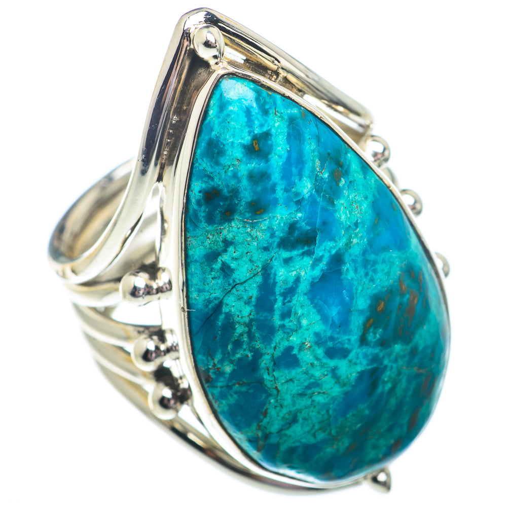 Chrysocolla Rings handcrafted by Ana Silver Co - RING73761