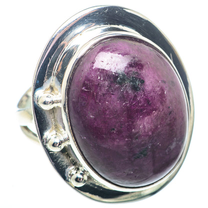 Ruby Fuchsite Rings handcrafted by Ana Silver Co - RING73766