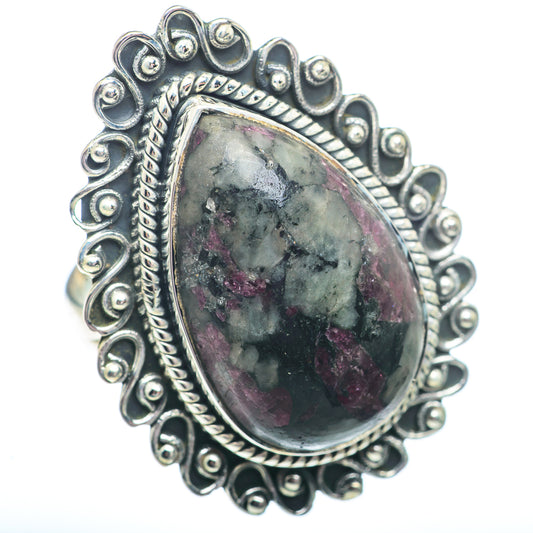 Russian Eudialyte Rings handcrafted by Ana Silver Co - RING73767