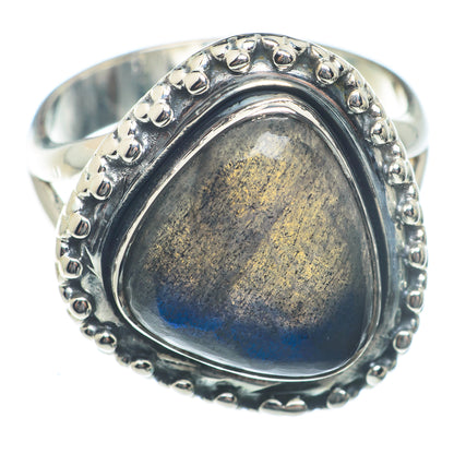 Labradorite Rings handcrafted by Ana Silver Co - RING73774