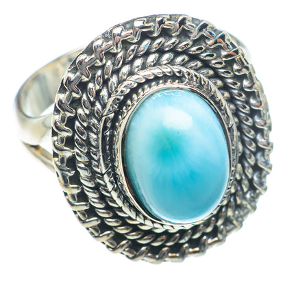 Larimar Rings handcrafted by Ana Silver Co - RING73775