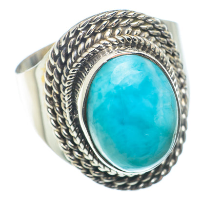 Larimar Rings handcrafted by Ana Silver Co - RING73779