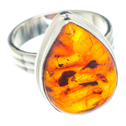 Baltic Amber Rings handcrafted by Ana Silver Co - RING73793