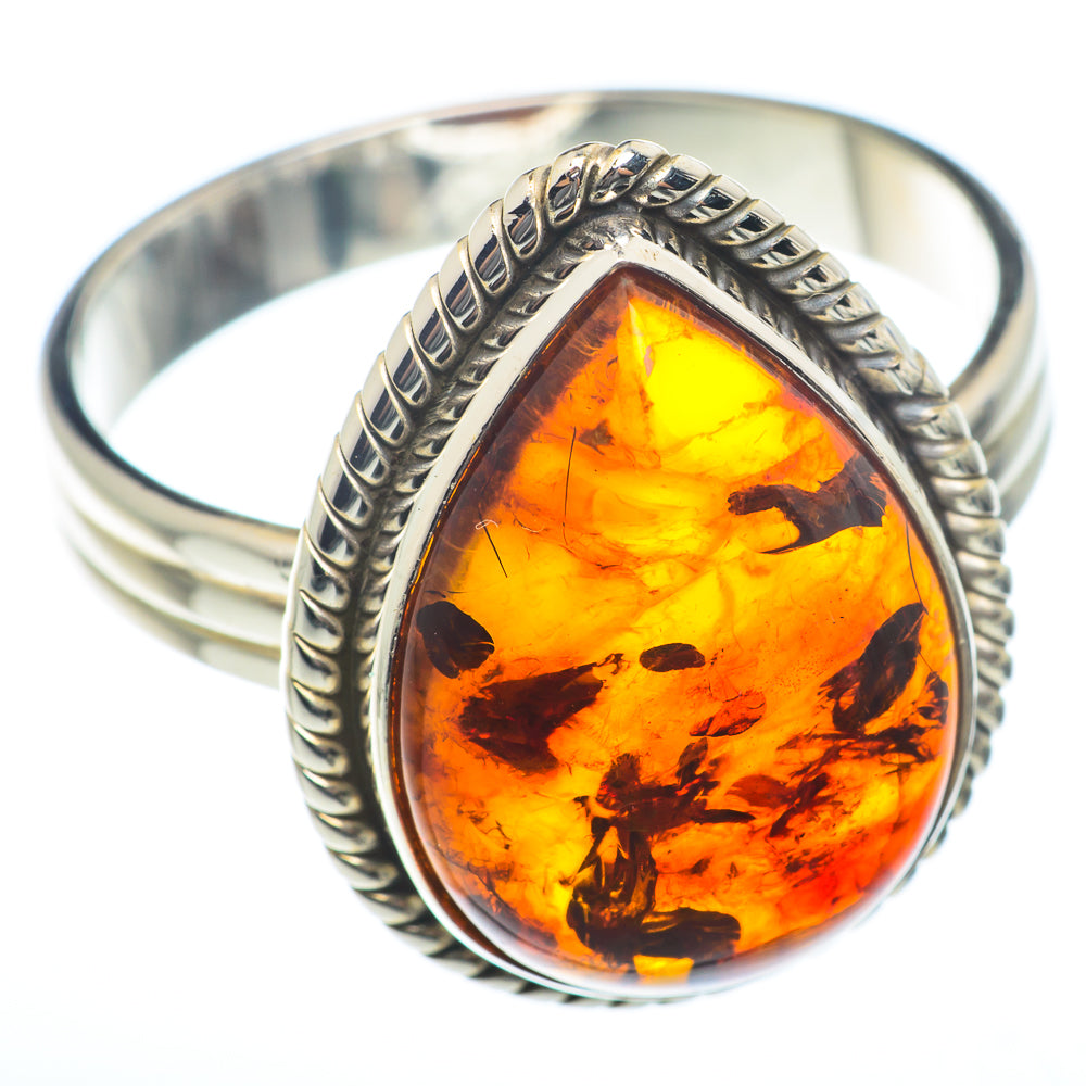 Baltic Amber Rings handcrafted by Ana Silver Co - RING73794