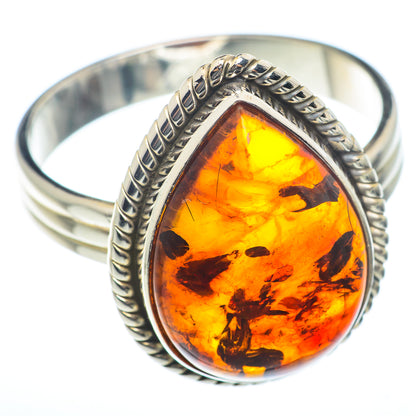 Baltic Amber Rings handcrafted by Ana Silver Co - RING73794
