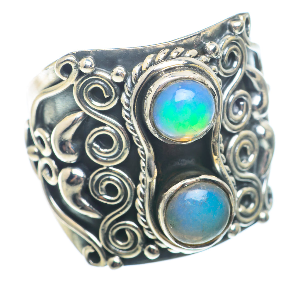 Ethiopian Opal Rings handcrafted by Ana Silver Co - RING73811