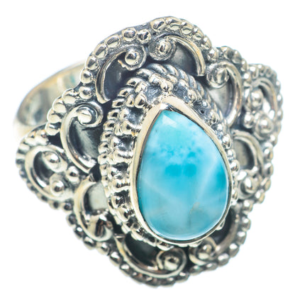 Larimar Rings handcrafted by Ana Silver Co - RING73818