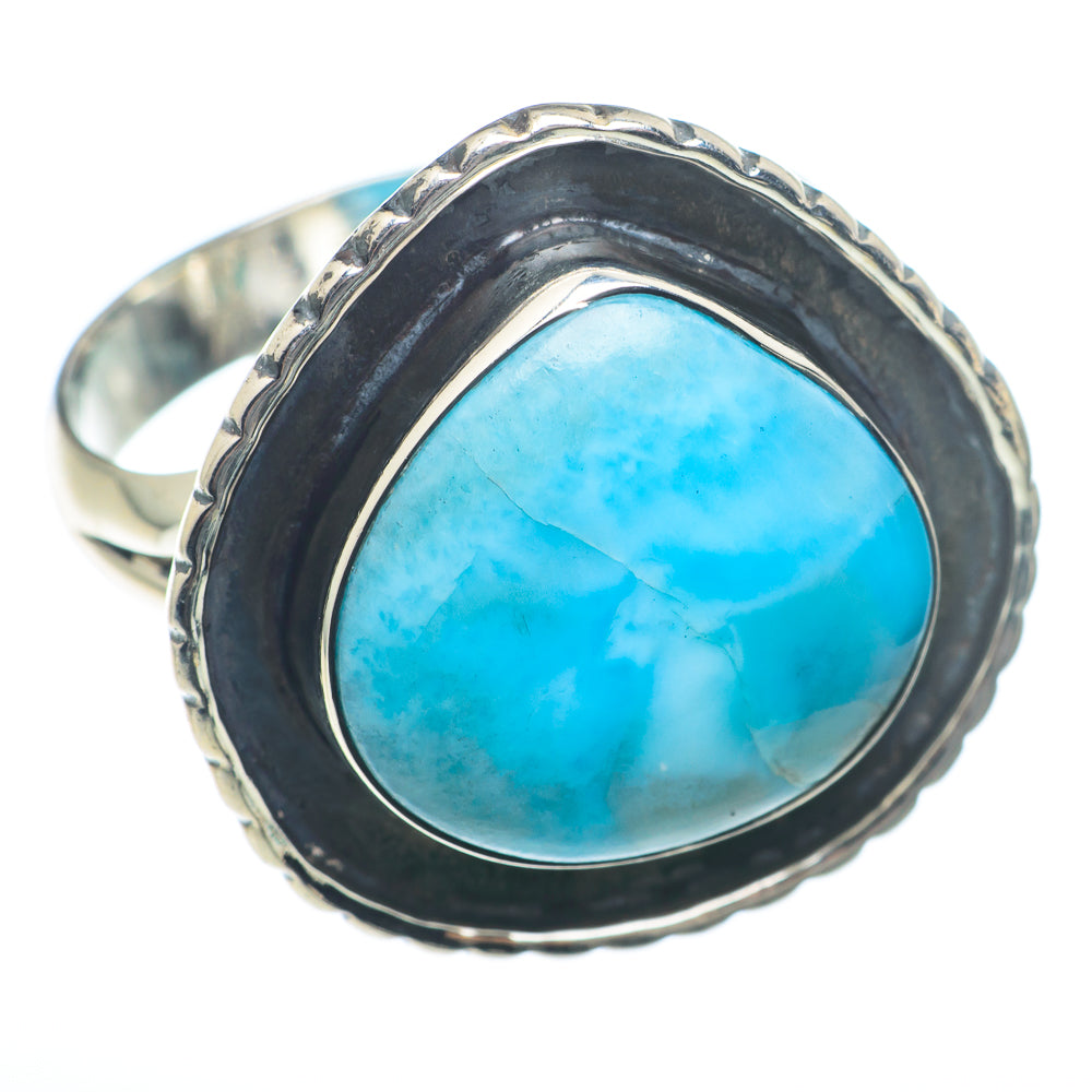 Larimar Rings handcrafted by Ana Silver Co - RING73824