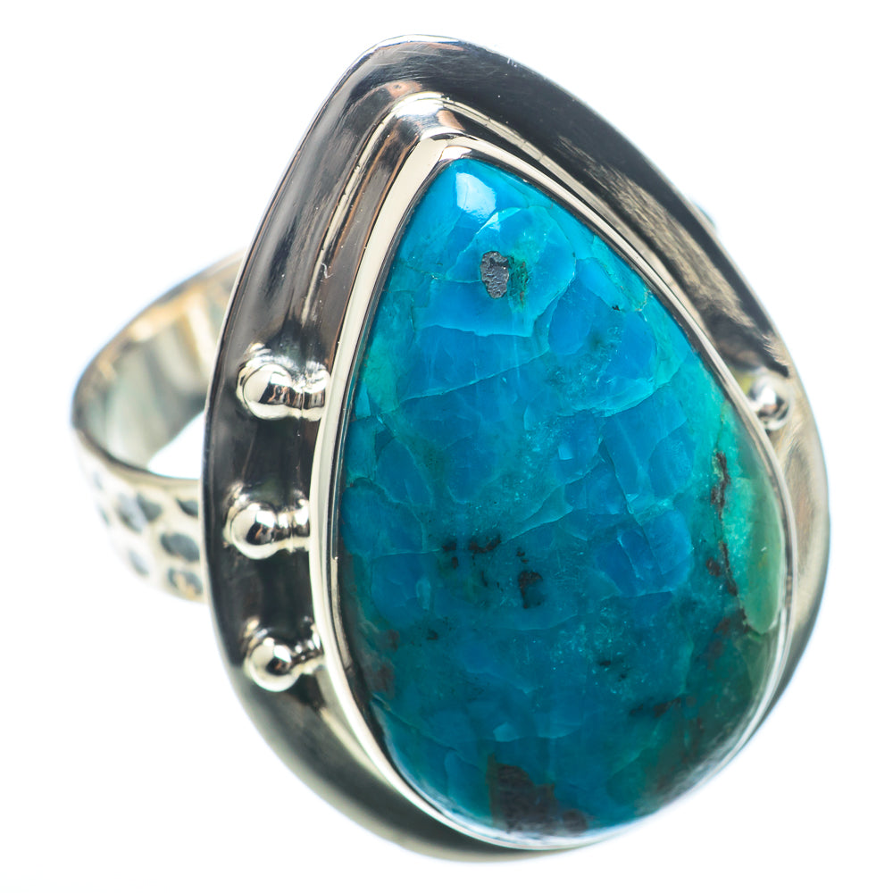 Chrysocolla Rings handcrafted by Ana Silver Co - RING73826