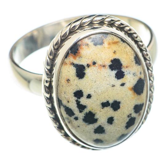 Dalmatian Jasper Rings handcrafted by Ana Silver Co - RING73835