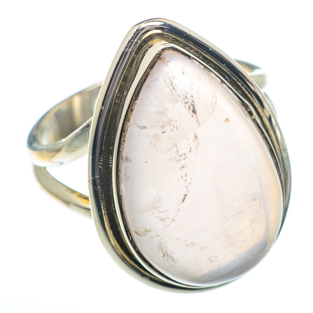 Rose Quartz Rings handcrafted by Ana Silver Co - RING73840