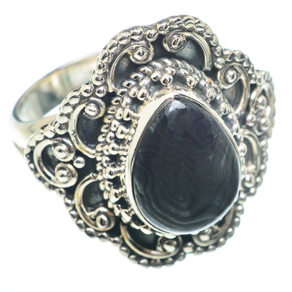 Psilomelane Rings handcrafted by Ana Silver Co - RING73847