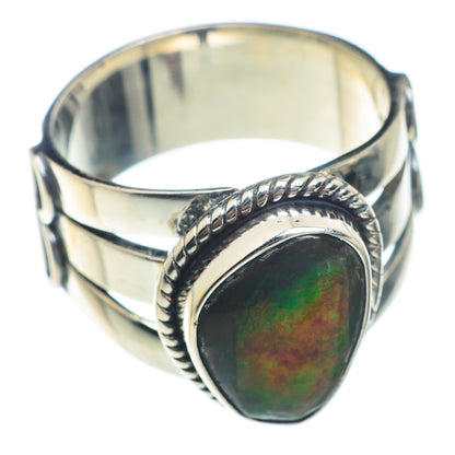Ammolite Rings handcrafted by Ana Silver Co - RING73853