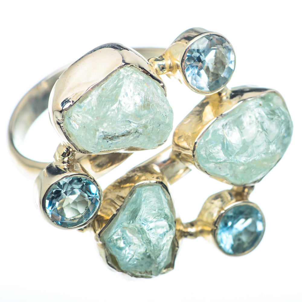 Aquamarine Rings handcrafted by Ana Silver Co - RING73863