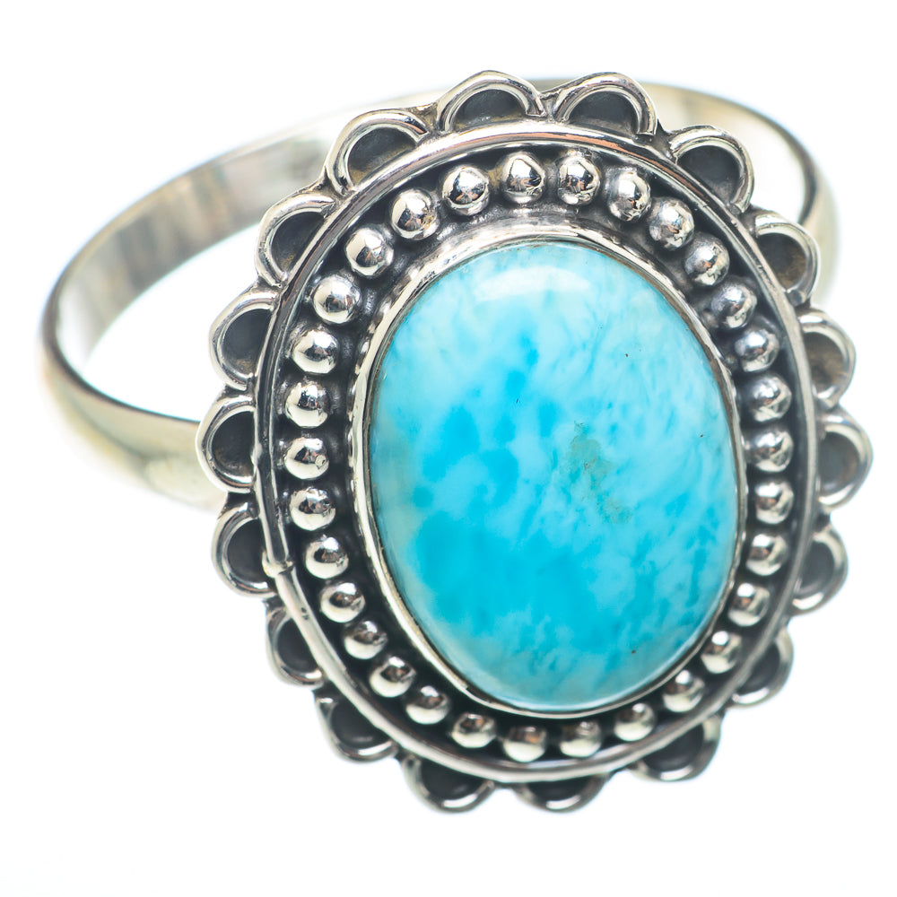 Larimar Rings handcrafted by Ana Silver Co - RING73867