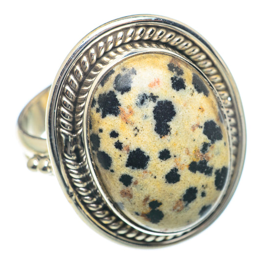 Dalmatian Jasper Rings handcrafted by Ana Silver Co - RING73873 - Photo 2
