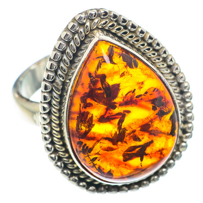 Baltic Amber Rings handcrafted by Ana Silver Co - RING73877