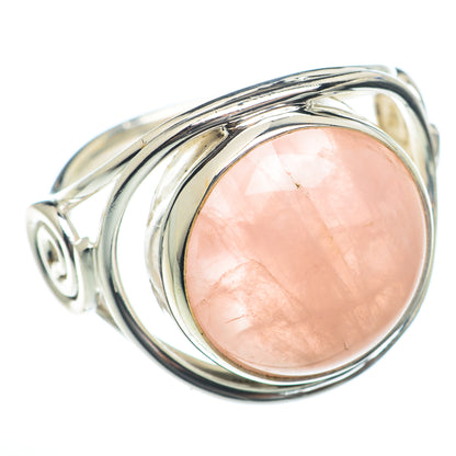 Rose Quartz Rings handcrafted by Ana Silver Co - RING73879