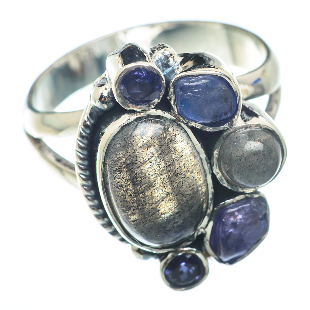 Labradorite Rings handcrafted by Ana Silver Co - RING73885