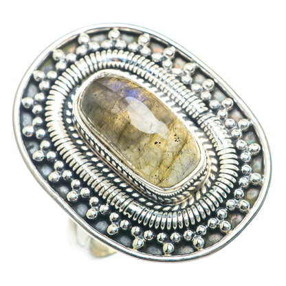 Labradorite Rings handcrafted by Ana Silver Co - RING73893 - Photo 2