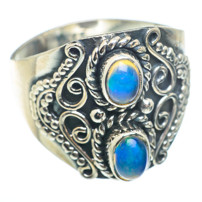 Ethiopian Opal Rings handcrafted by Ana Silver Co - RING73894