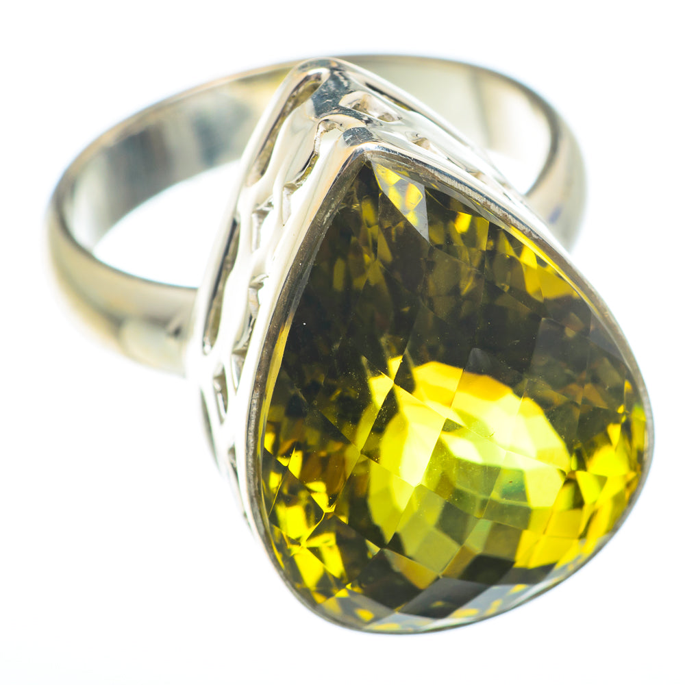 Olive Quartz Rings handcrafted by Ana Silver Co - RING73898