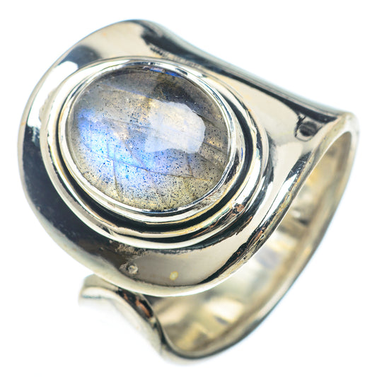 Labradorite Rings handcrafted by Ana Silver Co - RING73903