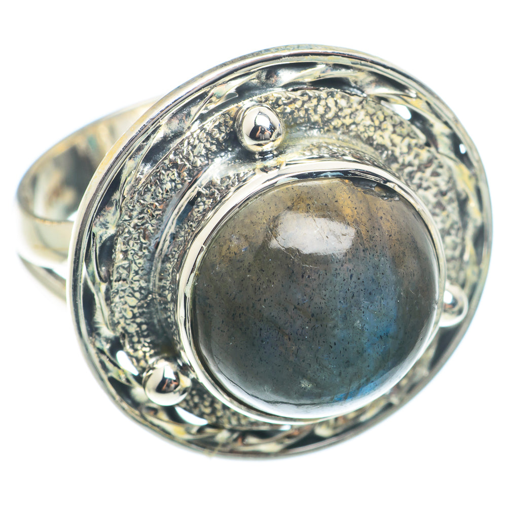 Labradorite Rings handcrafted by Ana Silver Co - RING73905 - Photo 2