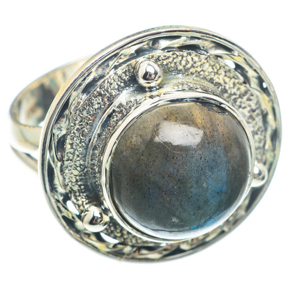 Labradorite Rings handcrafted by Ana Silver Co - RING73905 - Photo 2
