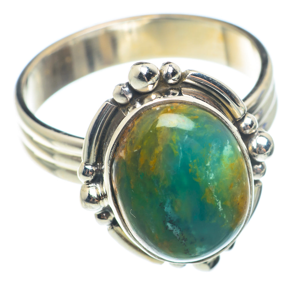 Peruvian Opal Rings handcrafted by Ana Silver Co - RING73906