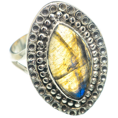 Labradorite Rings handcrafted by Ana Silver Co - RING73907