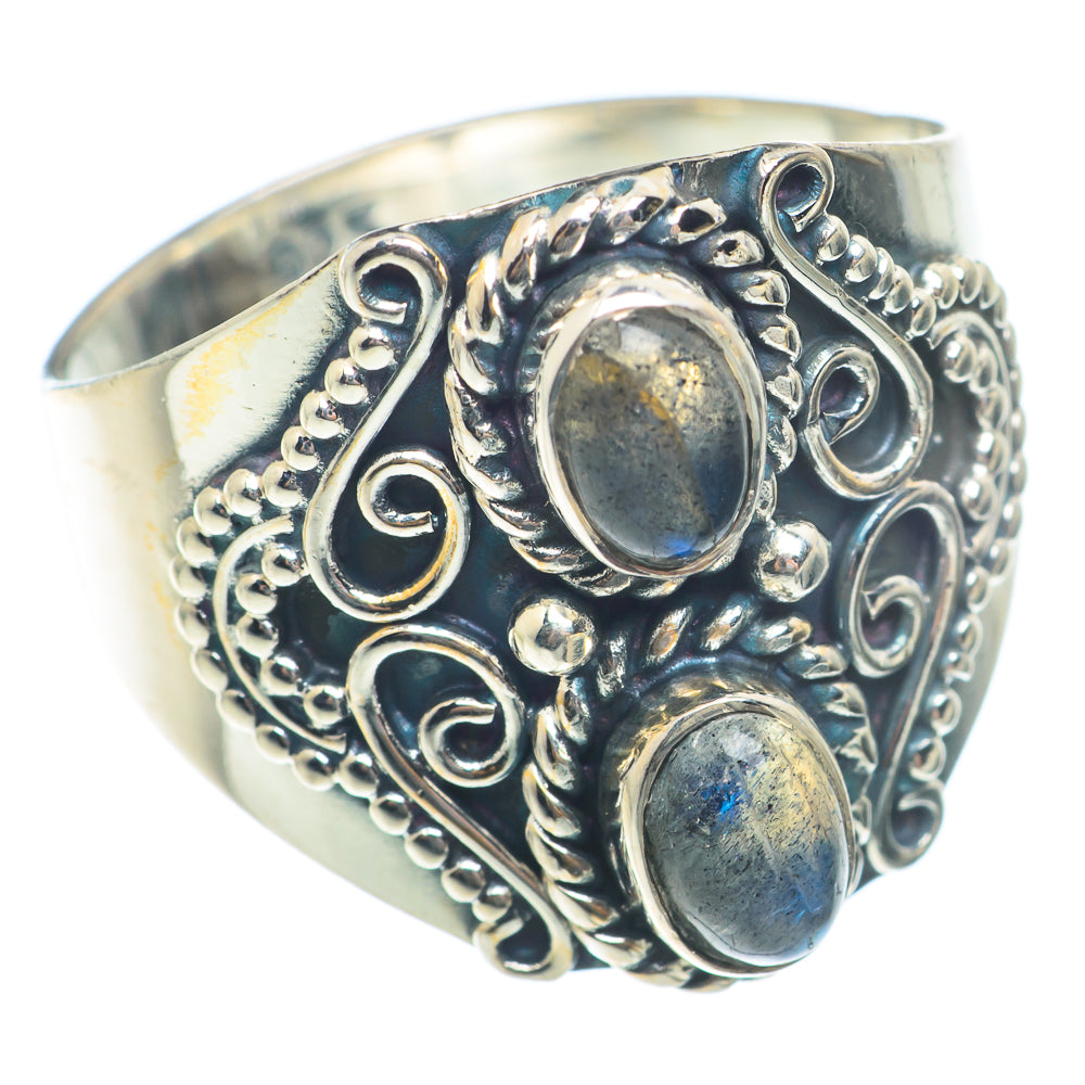 Labradorite Rings handcrafted by Ana Silver Co - RING73908