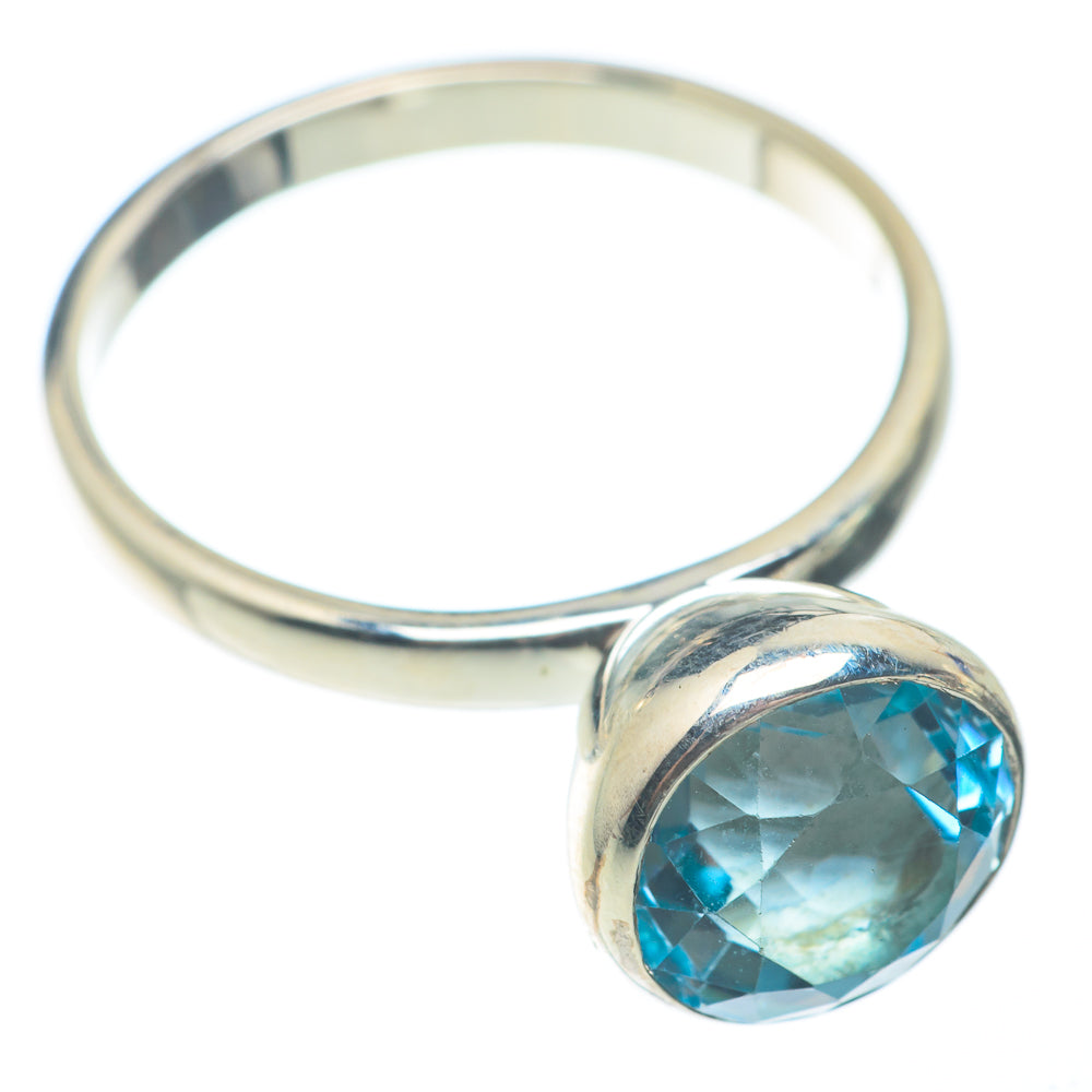 Blue Topaz Rings handcrafted by Ana Silver Co - RING73909