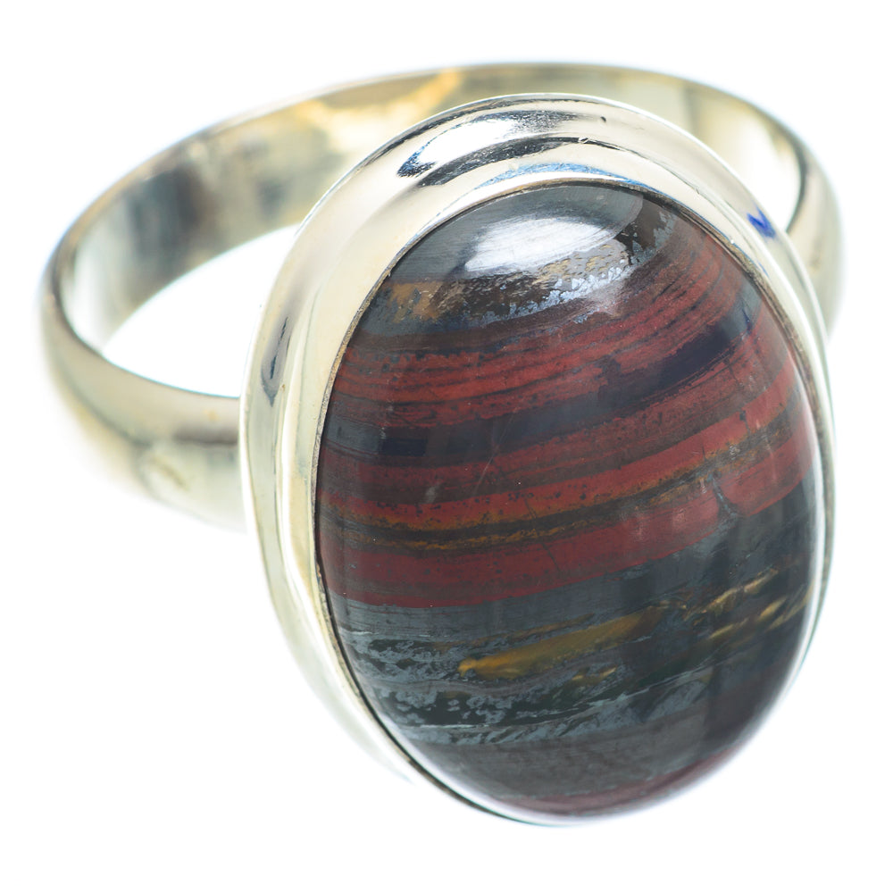 Red Tiger Iron Rings handcrafted by Ana Silver Co - RING73914