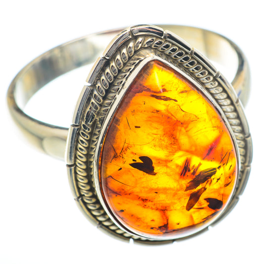 Baltic Amber Rings handcrafted by Ana Silver Co - RING73919